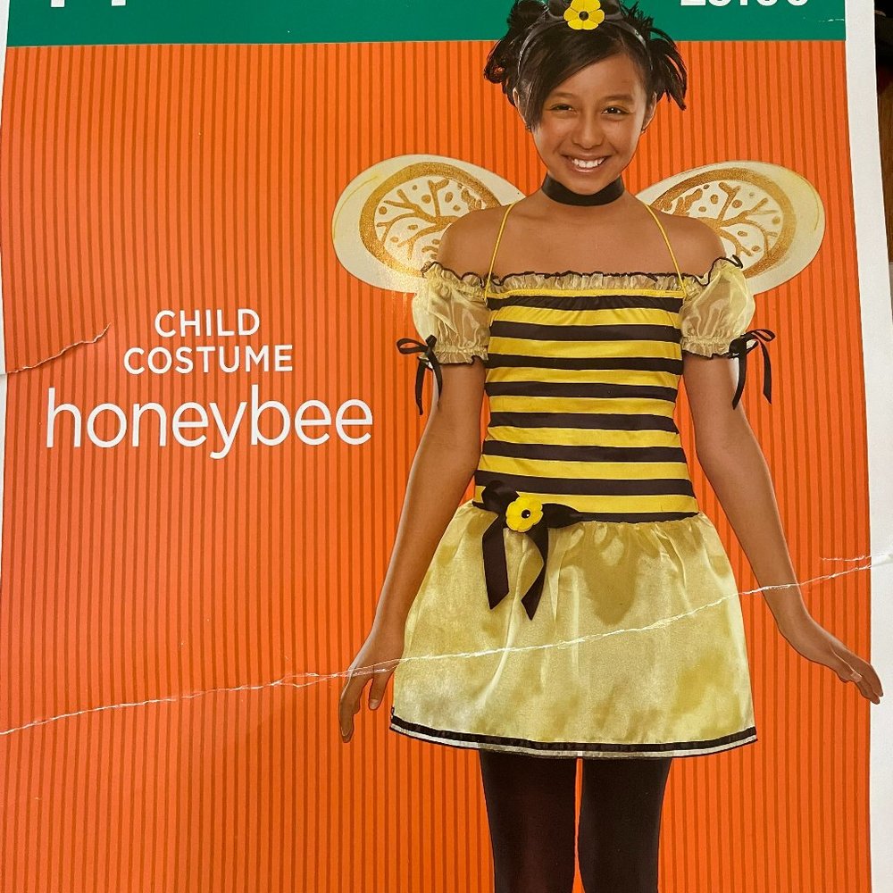 Honeybee Child Costume for Girls Halloween or Role Play - Girls Medium (NWT)